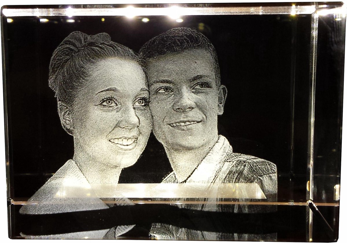 fotokristal 80 x 80 x 120mm 3D