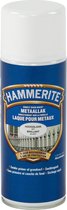 Hammerite Metaallak - Spray - Hoogglans - Wit - 0.4L