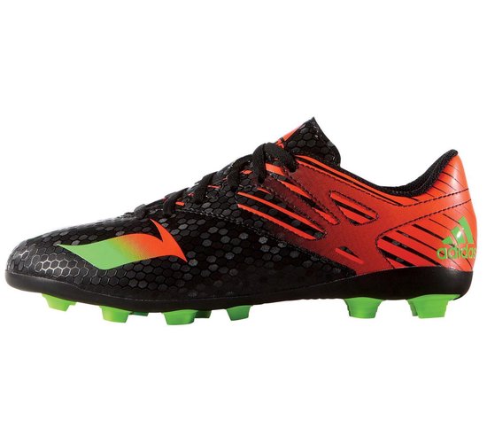 adidas Messi 15.4 FxG Voetbalschoenen - Maat 38 - Unisex - zwart/rood/groen  | bol.com