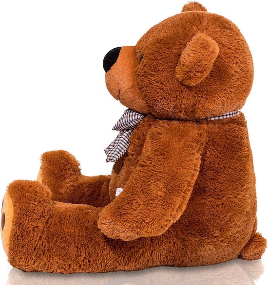 Teddybeer "Tommy" bruin, 170 cm, knuffelbeer, pluche beer, valentijnsdag,  cadeau, kado | bol.com