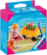 Playmobil Meisje met bolderwagen  - 4755