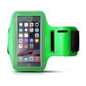 #DoYourFitness - Sportarmband - »RunnerGirl« - Hardlooparmband voor telefoon - MEDIUM 50 cm - groen