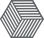 Zone Denmark Hexagon onderzetter - donkergrijs