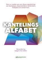 Gekleurde grote letter A, met de tekst KANTELINGS ALFABET