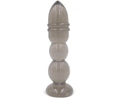 Power Escorts - Rocket Drill - Flexibele / Stevige - Anal Plug - Butt Plug - 5.2 Inch / 13 cm - BR116 - Transparant/Zwart