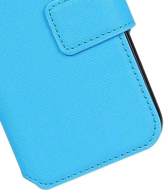 BestCases.nl Étui Portefeuille TPU Bleu Huawei P9 Lite Couverture Booktype HM Book