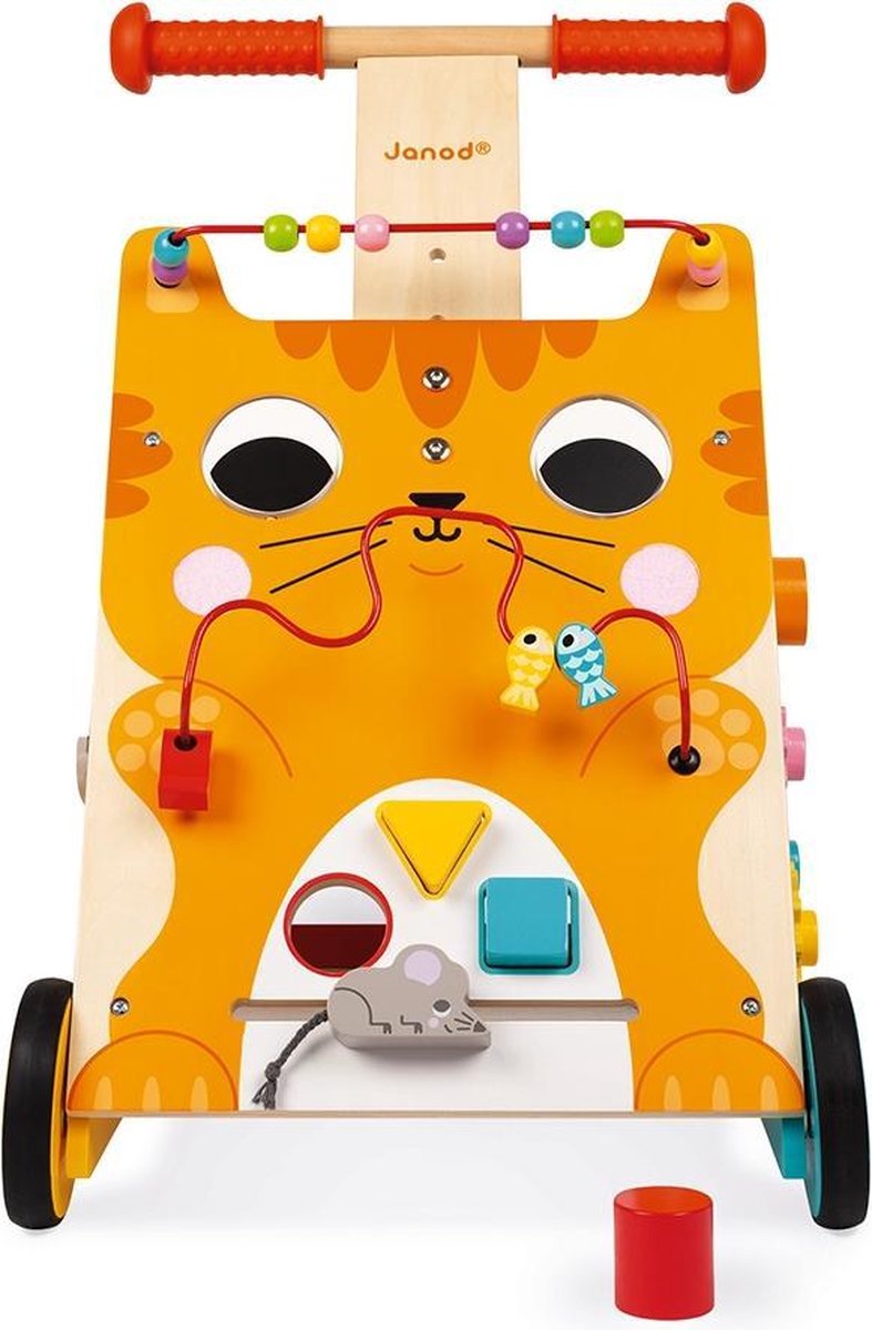 Janod - Multi-activiteiten loopwagen - Kat — afbeelding 8