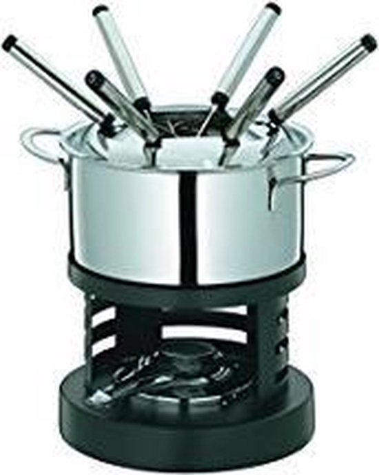 KÜCHENPROFI FondueSet LUZERN Edelstahl 10 tlg.