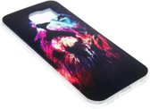Kleurrijk leeuwen siliconen hoesje Geschikt voor Samsung Galaxy S6
