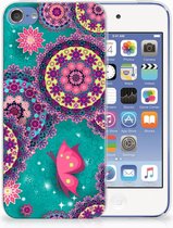 iPod Touch 5 | 6 Uniek TPU Hoesje Cirkels en Vlinders