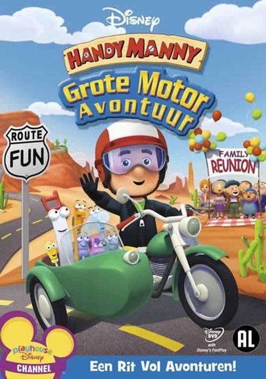 Cover van de film 'Handy Manny - Grote Motor Avontuur'