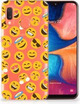 Samsung Galaxy A20e TPU Hoesje Design Emoji