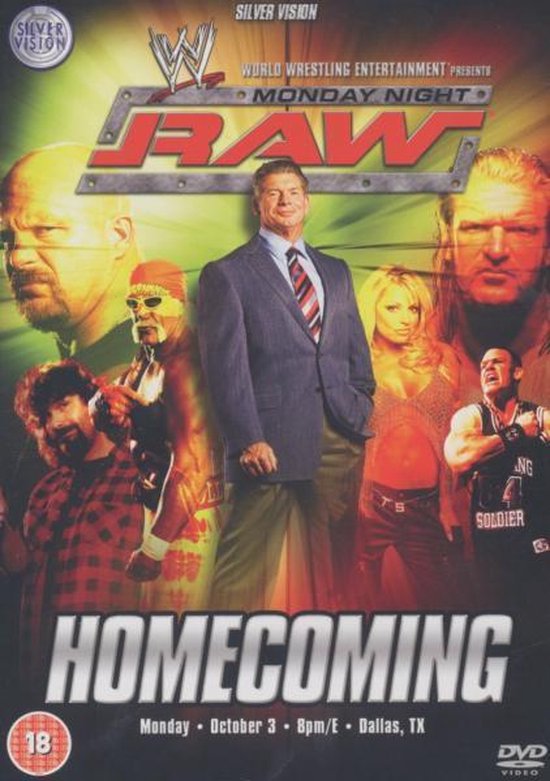 Cover van de film 'WWE - Monday Night Raw Homecoming'