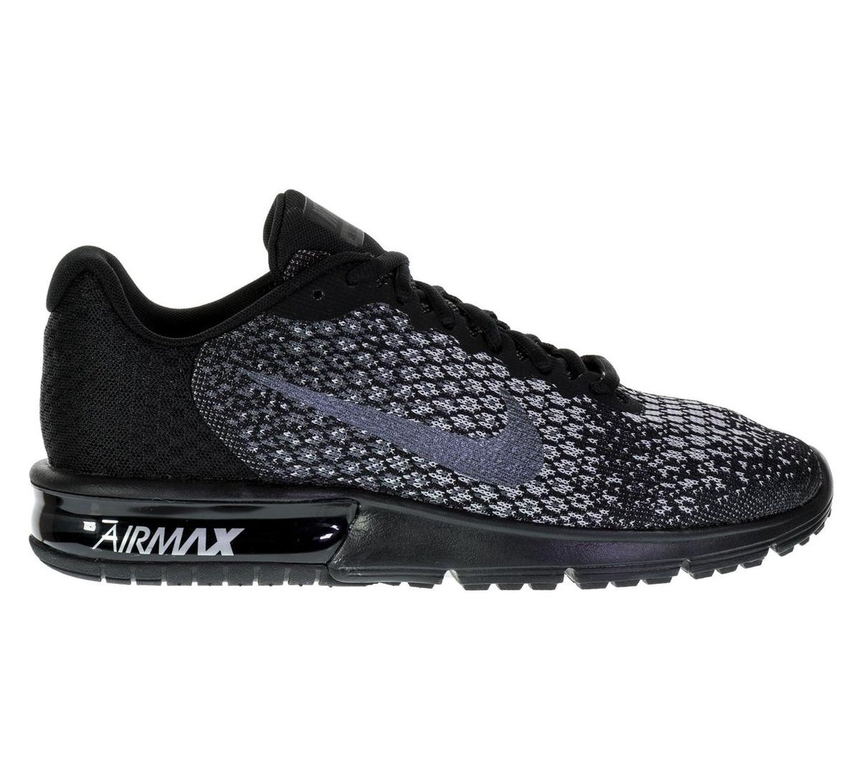 Nike Air Max Sequent 2 Sportschoenen - Maat 42.5 - Mannen - zwart/grijs |  bol.com