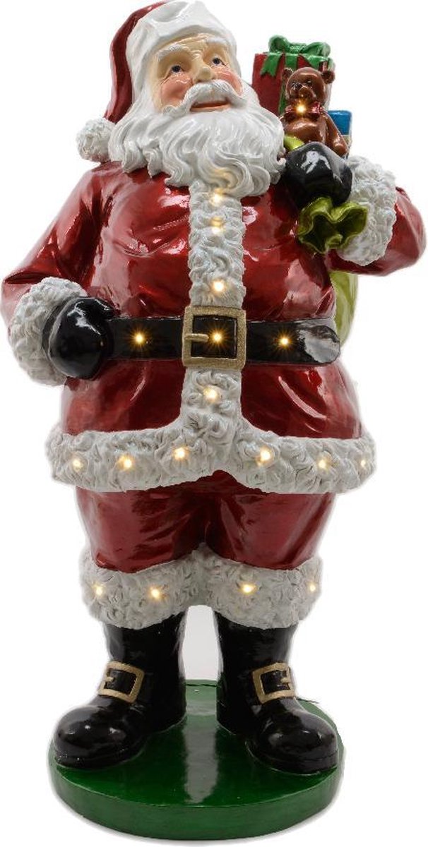 Lights4fun 51cm LED Santa Claus Silhouette 2D