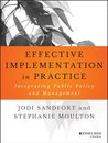 Samenvatting Effective Implementation In Practice,  de Beleidscyclus 2   Implementatie en Evaluatie (MAN-BCU3017A)