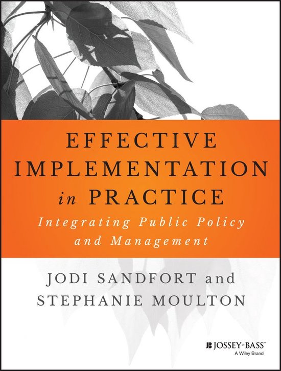 Bryson Series in Public and Nonprofit Management - Effective ... - cover