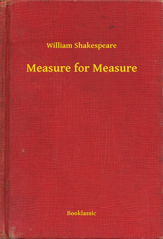 Measure for Measure - cover