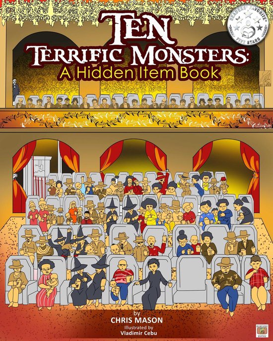 Willie and Company 3 - Ten Terrific Monsters: A Hidden Item  ... - cover