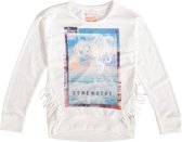 Indian blue dunnere zachte off white sweater Maat - 152