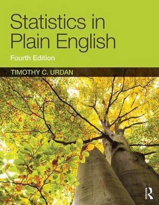 Statistics In Plain English Fourth Ed - cover