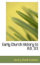 Early Church History to A.D. 313