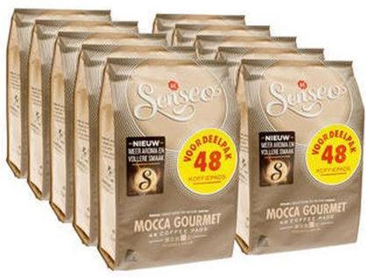 Senseo Mocca Gourmet Koffiepads - 10 x 48 stuks - Senseo
