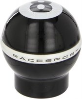 Race Sport Pookknop 8-ball Aluminium 6 Cm Lift-up Reverse Zwart