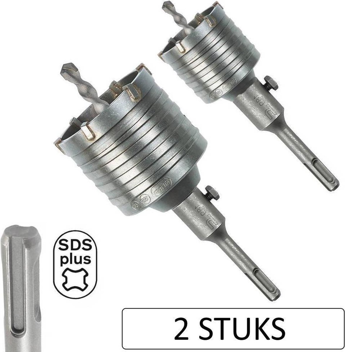 StahlKaiser Dozenboor voor Steen - Ø 80 mm & Ø 65 mm - SDS+ SDS Plus - StahlKaiser