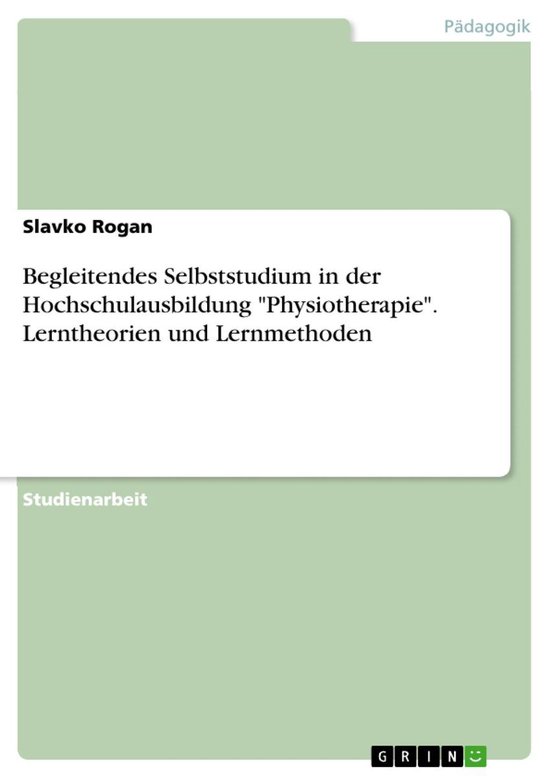 Begleitendes Selbststudium in der Hochschulausbildung "Physi ... - cover