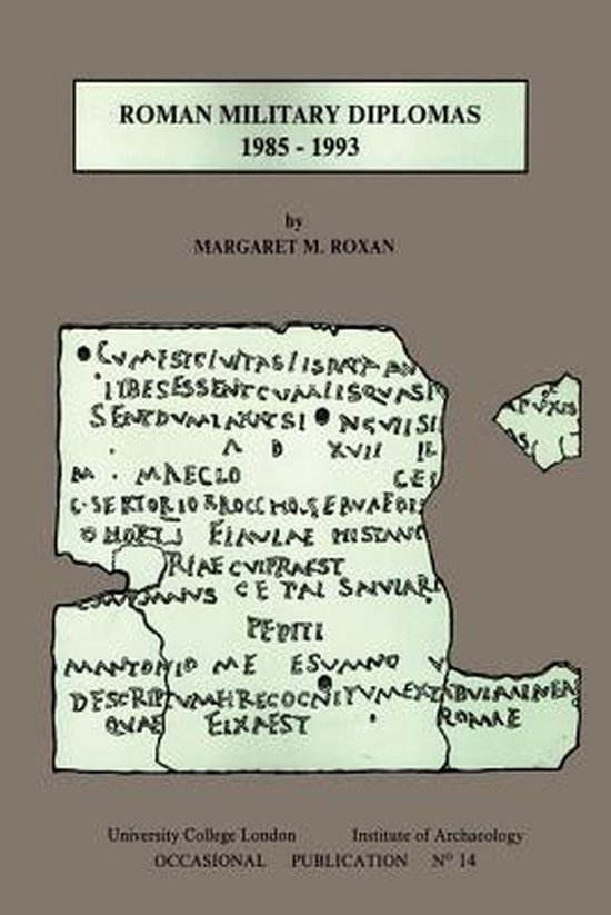 UCL Institute of Archaeology Publications - Roman Military D ... - cover