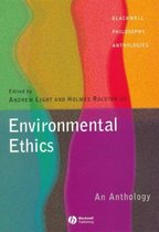 Environmental Ethics An Anthology