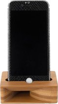 Dockspeaker | Bamboe | Smartphone | Universeel | Klankbox | Speaker