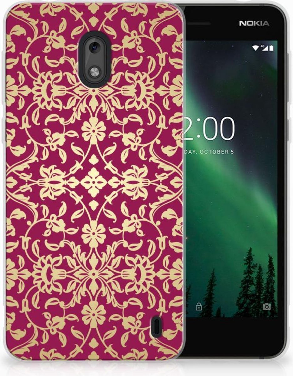 Siliconen Hoesje Nokia 2 Barok Pink