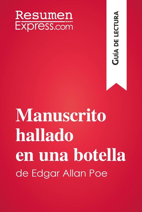 Guía de lectura - Manuscrito hallado en una botella de Edga ... - cover