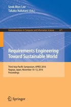 Requirements Engineering Toward Sustainable World