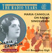 Maria Caniglia on Radio sings Verdi