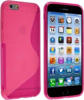 Comutter Silicone hoesje iPhone 6 roze