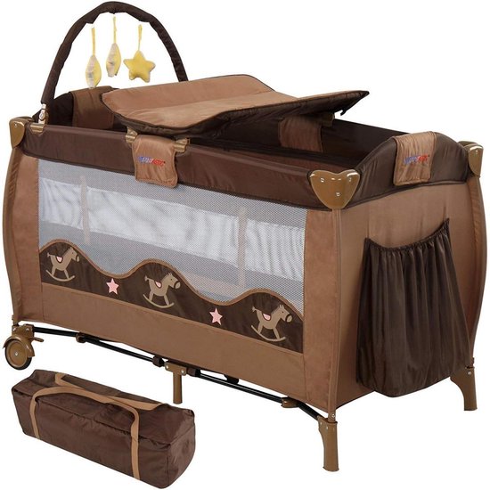 Kinder reisbed - campingbed - inclusief matras en accessoires | bol.com