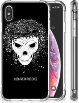 Backcase Geschikt voor iPhoneXs | X/10 Skull Hair