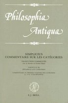 Philosophia Antiqua- Commentaire sur les Catégories