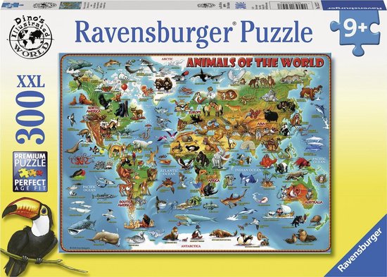 Site lijn Cataract tragedie Ravensburger puzzel Animals of the World - Legpuzzel - 300XXL stukjes |  bol.com