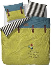 Covers & Co Backpack Dekbedovertrek - Lits-jumeaux - 240x200/220 cm - Geel