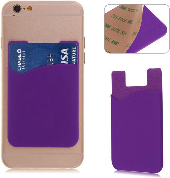 Porte-cartes violet - Étui - Porte-cartes - Mobile - Téléphone - pour Apple  iPhone et... | bol