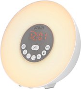 VAVA Wake Up Light | Wekkerradio | LED | 7 Kleuren | 10 Helderheidsniveaus |Wit