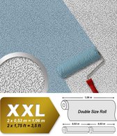Vliesbehang overschilderbaar EDEM 80307BR70 behang structuurbehang reliëfbehang XXL-behang wit 26,50 m2