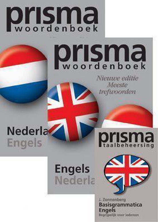 Cover van het boek 'Prisma woordenboek / Engels-Nederlands en Nederlands-Engels + Basisgrammatica Engels'