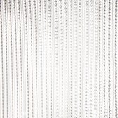 Deurgordijn - Grijs/Transparant - 93x220 cm