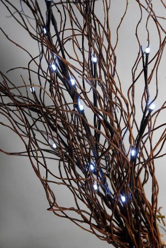 5 Takken met verlichting 20 LED Warm Wit 70 Cm Kerstverlichting