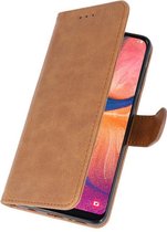 Bookstyle Wallet Hoesje voor Samsung Galaxy A20e Bruin